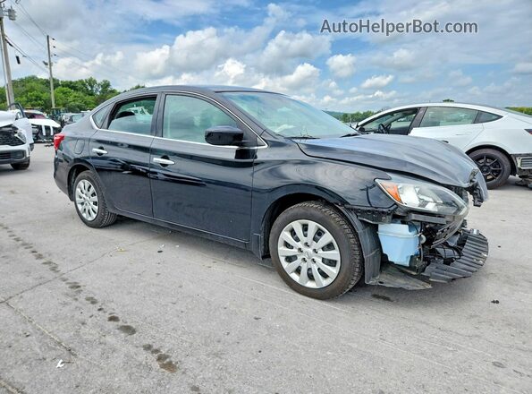 3N1AB7AP8KY403240 2019 NISSAN SENTRA Black Передня права чверть