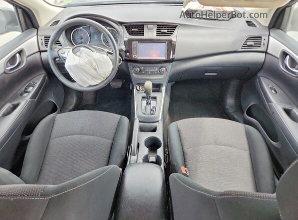 3N1AB7AP8KY403240 2019 NISSAN SENTRA Black Вид панелі приладів