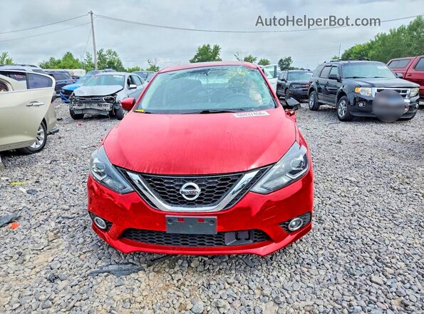 3N1AB7AP8KY405201 2019 NISSAN SENTRA Red წინა ხედი
