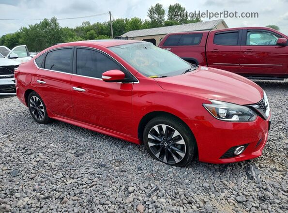 3N1AB7AP8KY405201 2019 NISSAN SENTRA Red წინა მარჯვენა