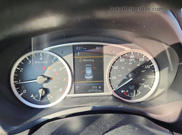 3N1AB7AP8KY426100 2019 NISSAN SENTRA Gray ხელსაწყოთა პანელის ხედი