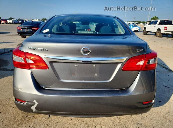 3N1AB7AP8KY426100 2019 NISSAN SENTRA Gray უკანა ხედი