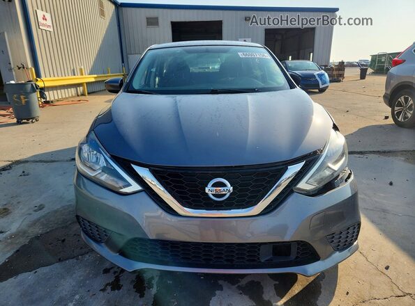 3N1AB7AP8KY426100 2019 NISSAN SENTRA Gray წინა ხედი