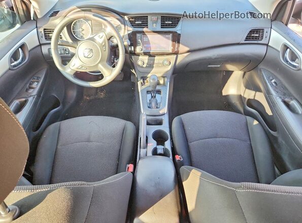 3N1AB7AP8KY426100 2019 NISSAN SENTRA Gray წინა პანელის ხედი