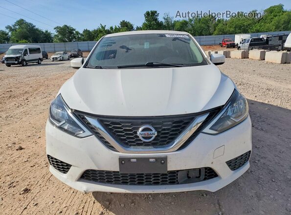 3N1AB7AP8KY430115 2019 NISSAN SENTRA White Դիմացի տեսք