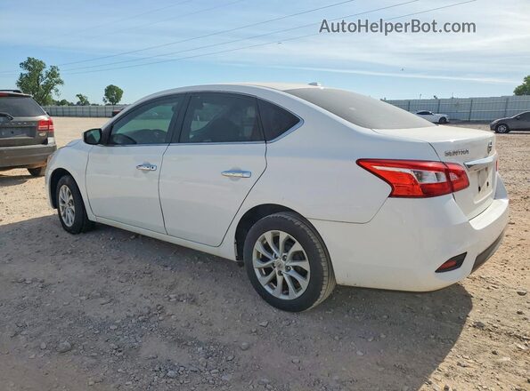 3N1AB7AP8KY430115 2019 NISSAN SENTRA White Հետևի ձախ