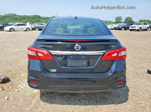 3N1AB7AP8KY447660 2019 NISSAN SENTRA Black უკანა ხედი