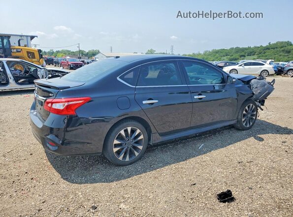 3N1AB7AP8KY447660 2019 NISSAN SENTRA Black უკანა მარჯვენა