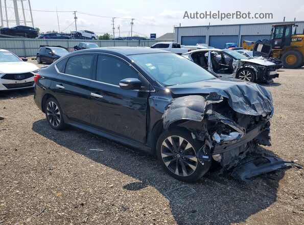 3N1AB7AP8KY447660 2019 NISSAN SENTRA Black წინა მარჯვენა