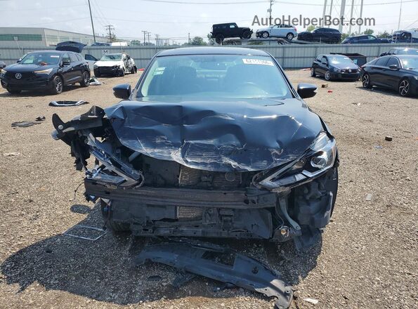 3N1AB7AP8KY447660 2019 NISSAN SENTRA Black წინა ხედი