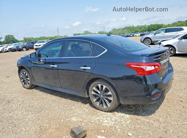 3N1AB7AP8KY447660 2019 NISSAN SENTRA Black უკანა მარცხენა