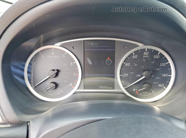 3N1AB7AP8KY447660 2019 NISSAN SENTRA Black ხელსაწყოთა პანელის ხედი