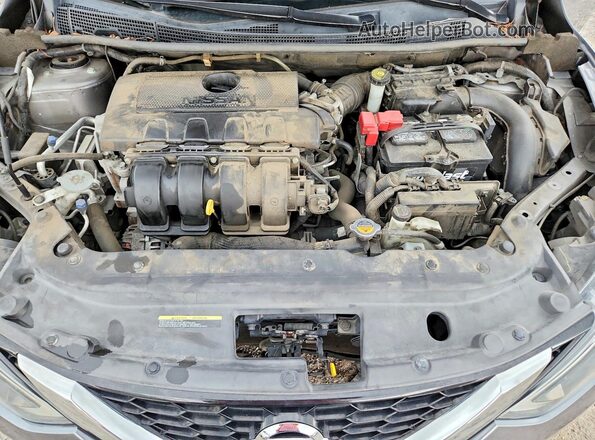 3N1AB7AP8KY452275 2019 NISSAN SENTRA Gray Rear interior view