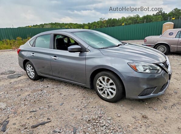 3N1AB7AP8KY452275 2019 NISSAN SENTRA Gray Front right
