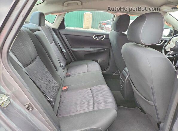 3N1AB7AP8KY452275 2019 NISSAN SENTRA Gray Rear seats view