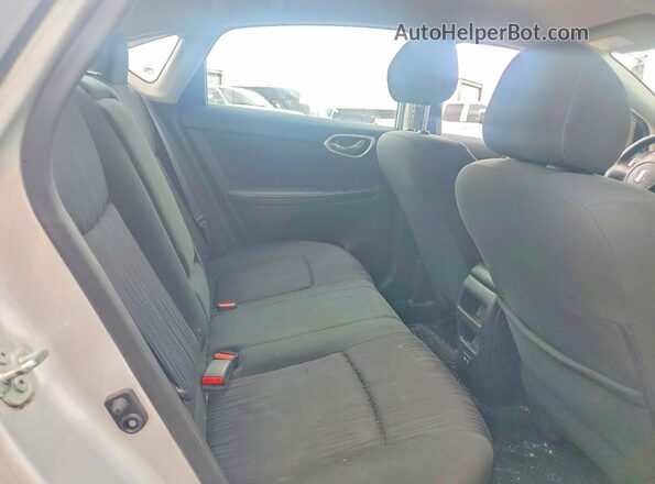 3N1AB7AP8KY453684 2019 NISSAN SENTRA Silver Vista de los asientos traseros