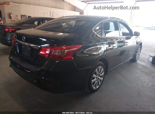 3N1AB7AP8KY457654 2019 NISSAN SENTRA Black Задня права чверть