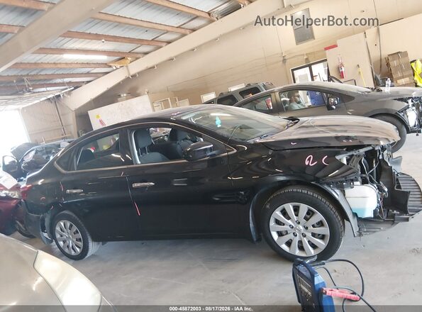 3N1AB7AP8KY457654 2019 NISSAN SENTRA Black Вид задньої частини салону