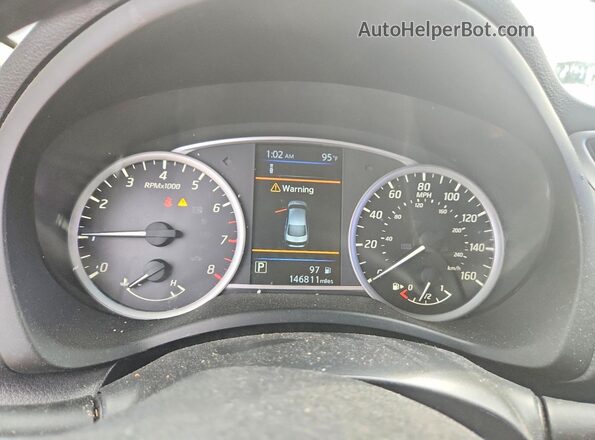 3N1AB7AP8KY458044 2019 NISSAN SENTRA Белый Вид щитка приборов