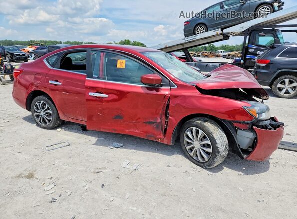 3N1AB7AP9GL642249 2016 NISSAN SENTRA Burgundy Przód prawy