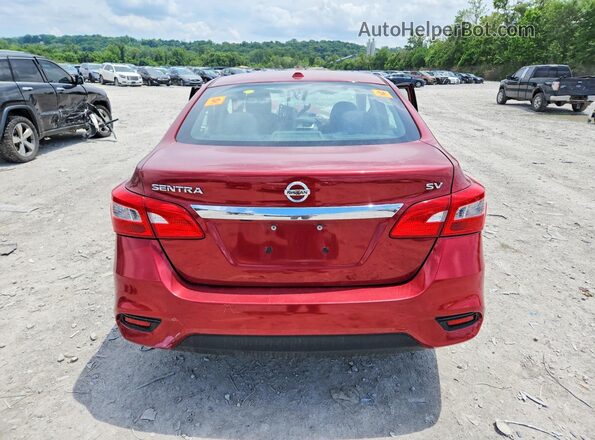 3N1AB7AP9GL642249 2016 NISSAN SENTRA Burgundy Widok z tyłu