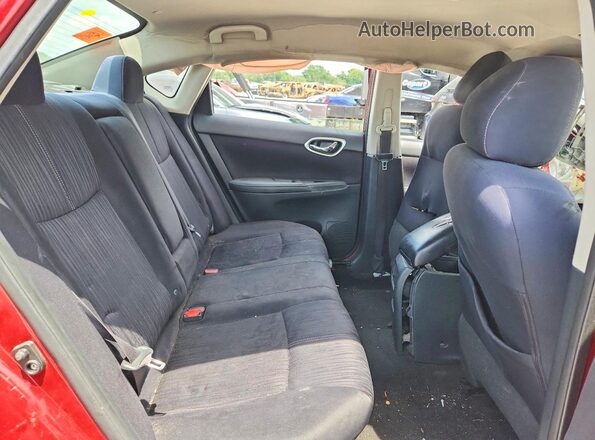 3N1AB7AP9GL642249 2016 NISSAN SENTRA Burgundy Widok tylnych siedzeń