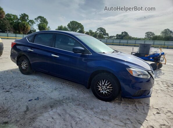 3N1AB7AP9GL674411 2016 NISSAN SENTRA Blue წინა მარჯვენა