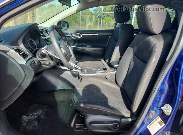 3N1AB7AP9GL674411 2016 NISSAN SENTRA Blue წინა სალონის ხედი