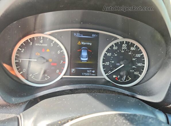 3N1AB7AP9GL674411 2016 NISSAN SENTRA Blue ხელსაწყოთა პანელის ხედი