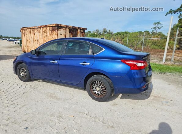 3N1AB7AP9GL674411 2016 NISSAN SENTRA Blue უკანა მარცხენა
