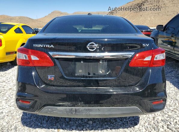 3N1AB7AP9GL677969 2016 NISSAN SENTRA Black Rear view
