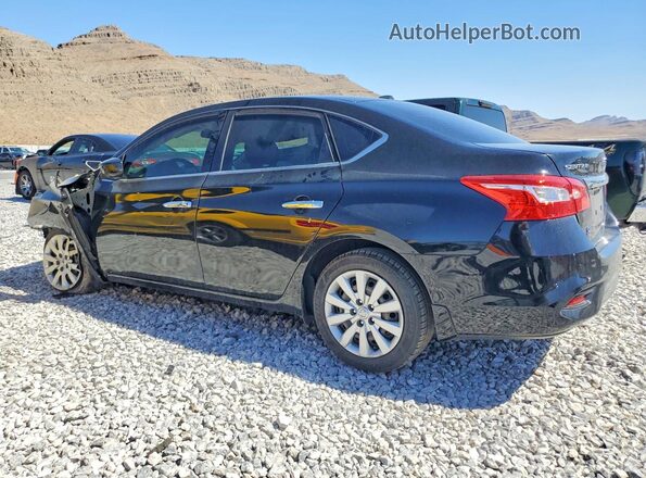 3N1AB7AP9GL677969 2016 NISSAN SENTRA Black Rear left