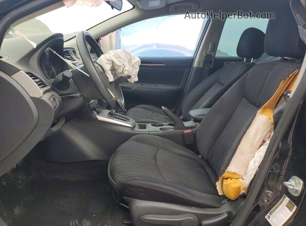 3N1AB7AP9GL677969 2016 NISSAN SENTRA Black Front interior view