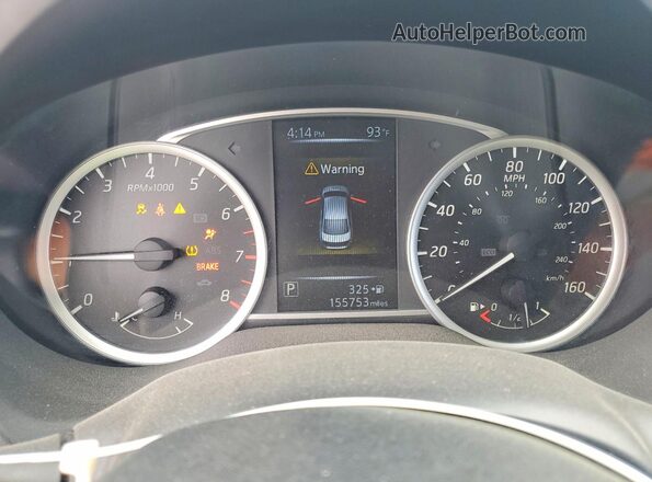 3N1AB7AP9GL677969 2016 NISSAN SENTRA Black Instrument cluster view