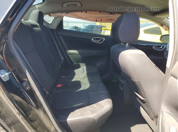 3N1AB7AP9GL677969 2016 NISSAN SENTRA Black Rear seats view