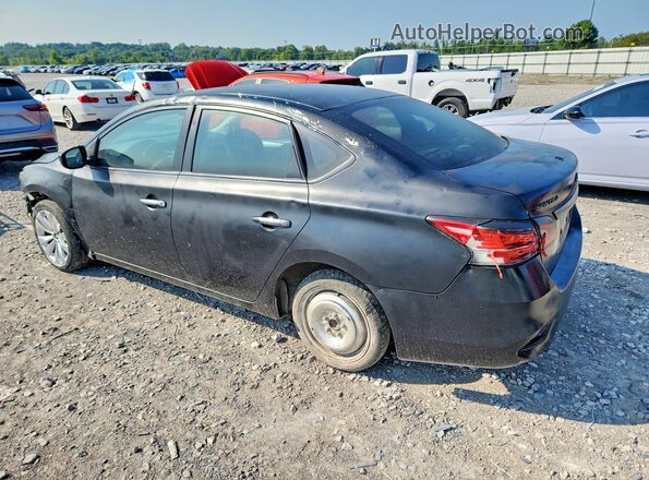 3N1AB7AP9GY208934 2016 NISSAN SENTRA Black Trasero izquierdo