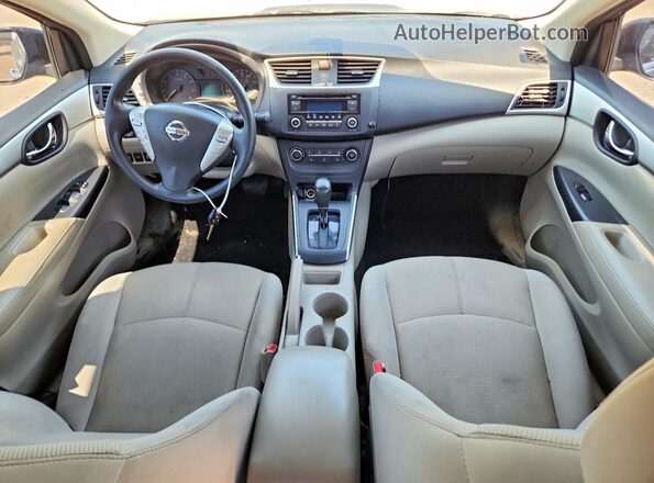 3N1AB7AP9GY219237 2016 NISSAN SENTRA Gray წინა პანელის ხედი