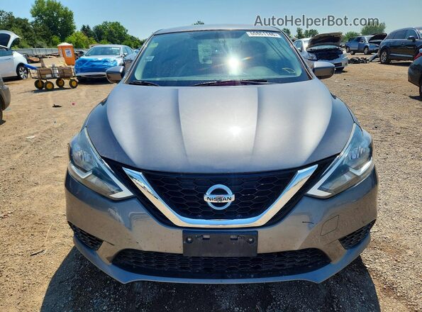 3N1AB7AP9GY219237 2016 NISSAN SENTRA Gray წინა ხედი