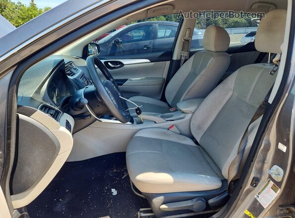 3N1AB7AP9GY219237 2016 NISSAN SENTRA Gray წინა სალონის ხედი