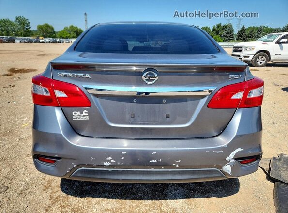 3N1AB7AP9GY219237 2016 NISSAN SENTRA Gray უკანა ხედი