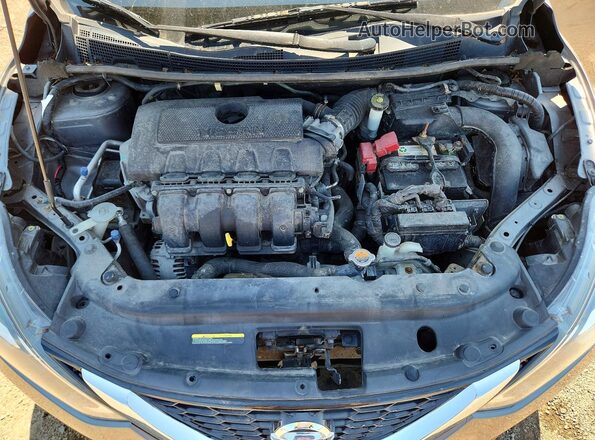 3N1AB7AP9GY219237 2016 NISSAN SENTRA Gray უკანა სალონის ხედი