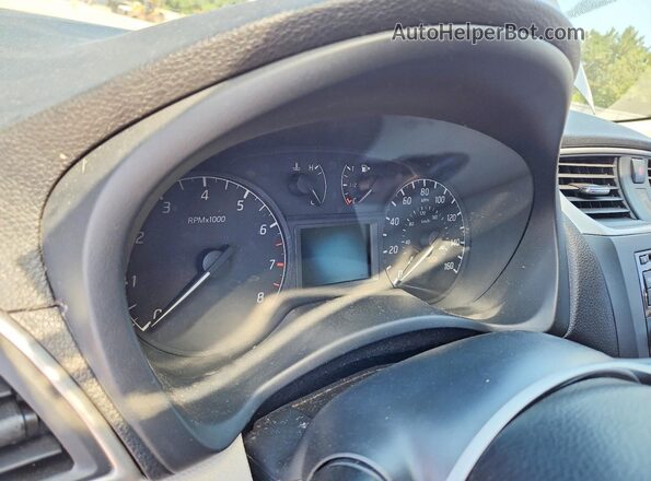 3N1AB7AP9GY219237 2016 NISSAN SENTRA Gray ხელსაწყოთა პანელის ხედი