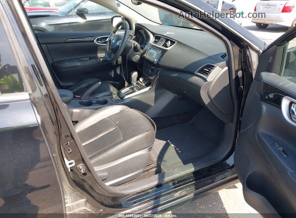 3N1AB7AP9GY219867 2016 NISSAN SENTRA Черный Вид салона спереди