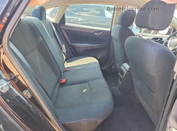 3N1AB7AP9GY234787 2016 NISSAN SENTRA Black Rear seats view