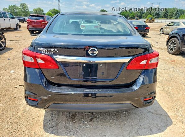 3N1AB7AP9GY234787 2016 NISSAN SENTRA Black Rear view