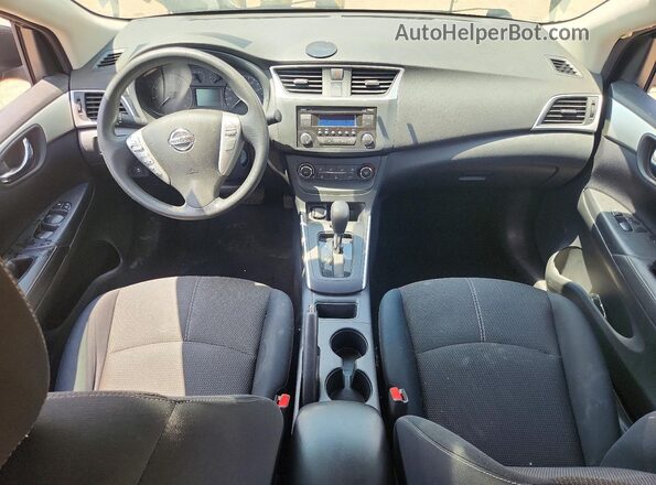 3N1AB7AP9GY234787 2016 NISSAN SENTRA Black Dashboard view