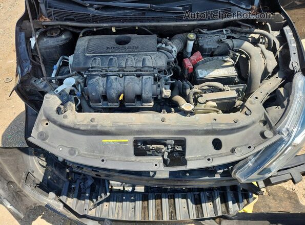 3N1AB7AP9GY234787 2016 NISSAN SENTRA Black Rear interior view