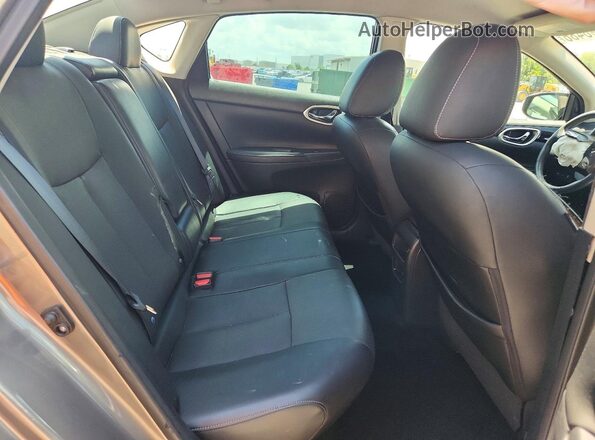 3N1AB7AP9GY244185 2016 NISSAN SENTRA Charcoal Rear seats view