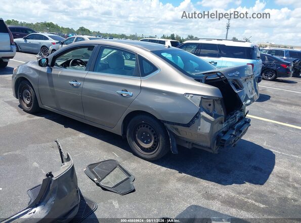 3N1AB7AP9GY250598 2016 NISSAN SENTRA Cream Trasero izquierdo