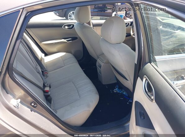 3N1AB7AP9GY250598 2016 NISSAN SENTRA Cream Vista de la etiqueta del VIN
